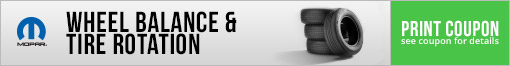 Wheel Balance & Tire Rotation Offer - Click Here